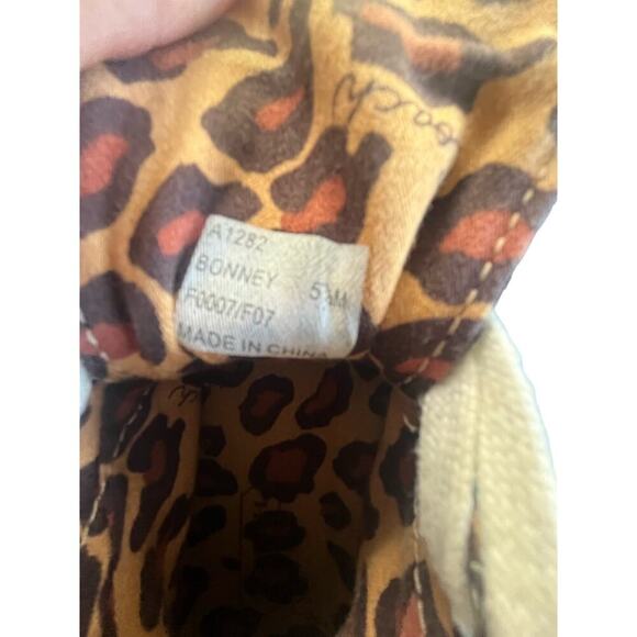 Coach Shoes Women 5 M Leopard Fold Over Signature Logo Athletic High Top Sneaker - Picture 3 of 10